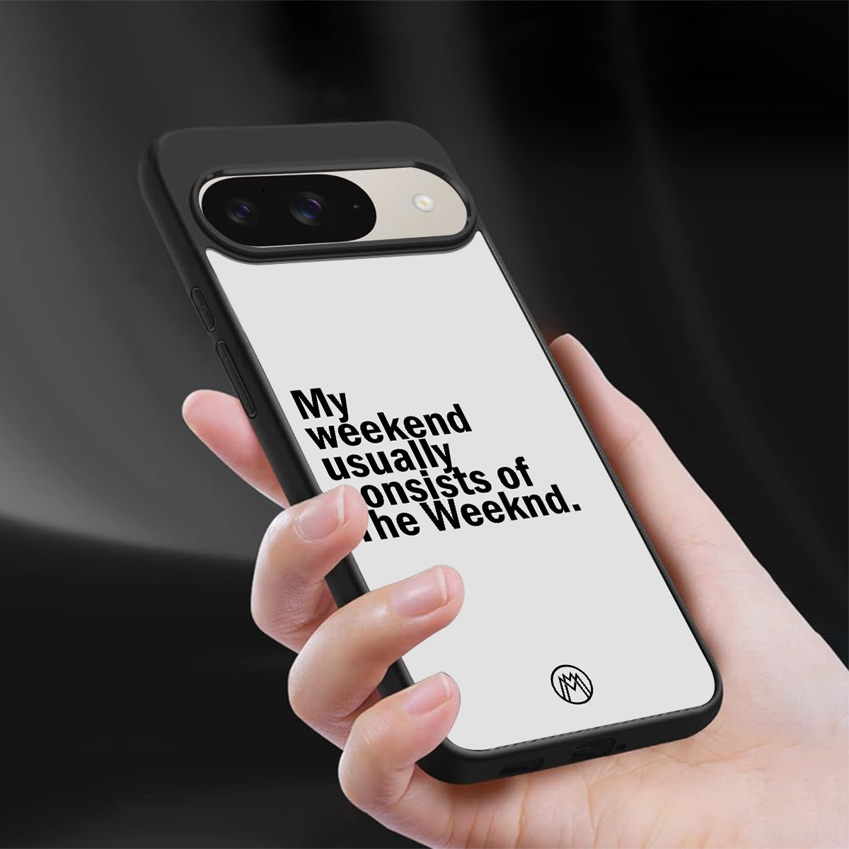 weeknd mood back phone cover | glass case for google pixel 9