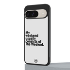 weeknd mood back phone cover | glass case for google pixel 9