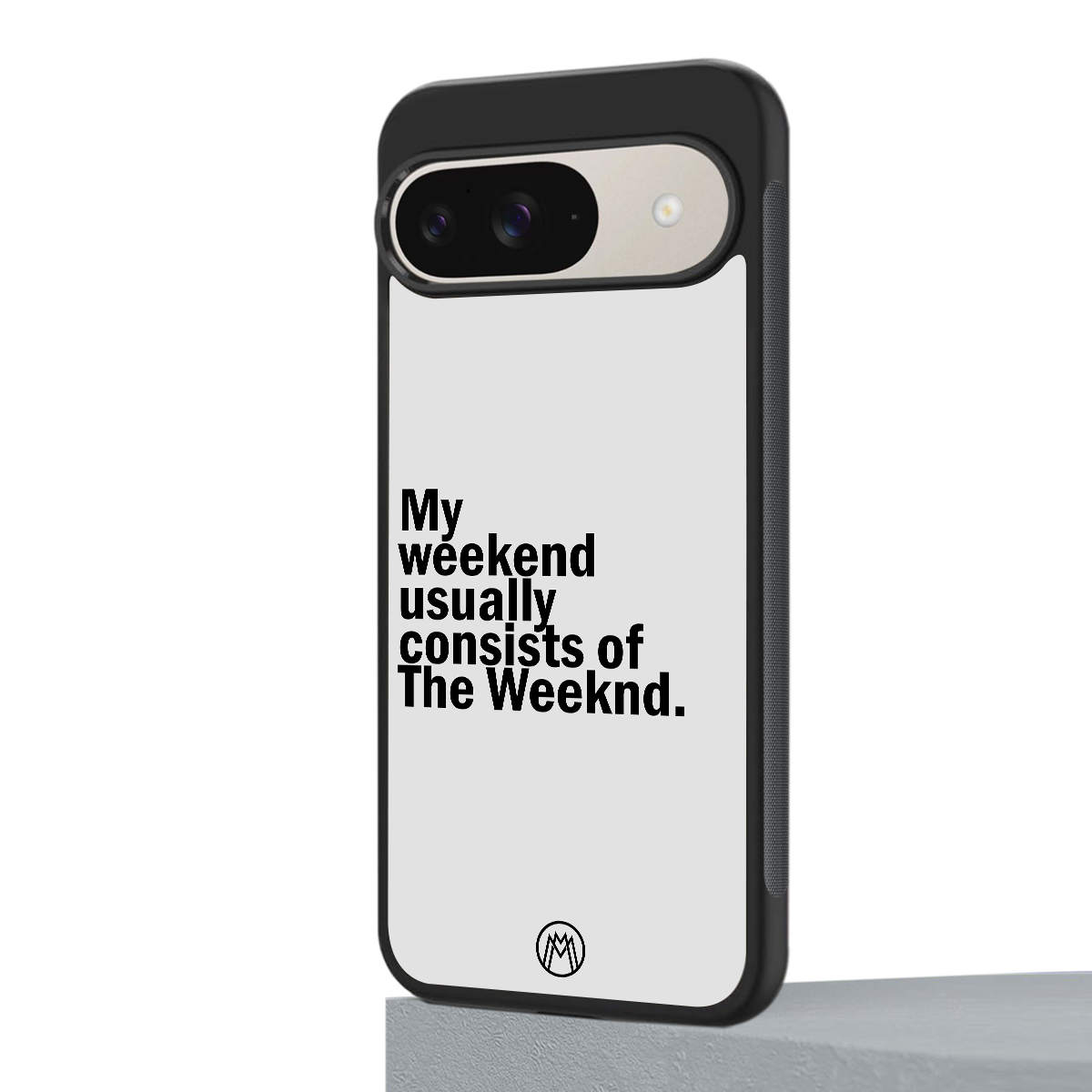 weeknd mood back phone cover | glass case for google pixel 9
