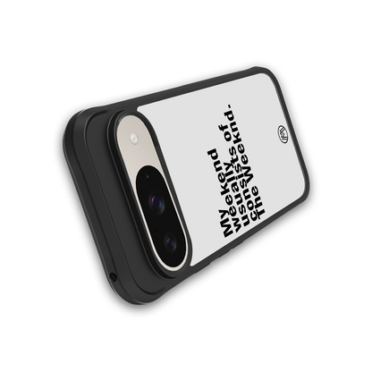 weeknd mood back phone cover | glass case for google pixel 9