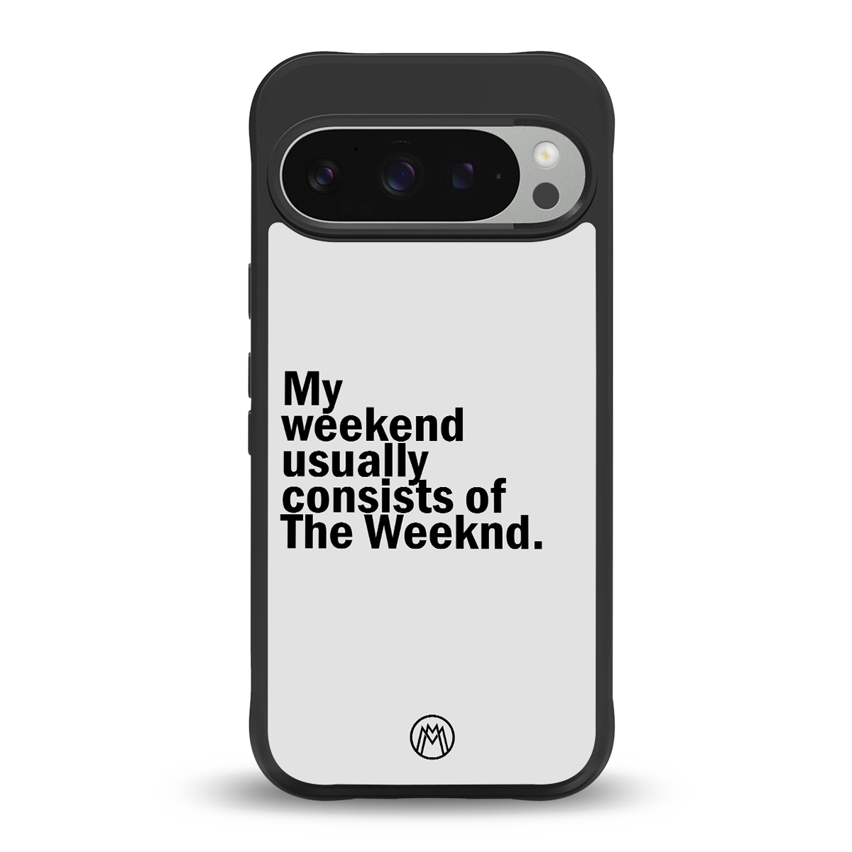 weeknd mood back phone cover | glass case for google pixel 9 pro xl