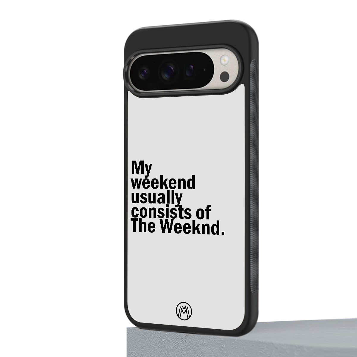 weeknd mood back phone cover | glass case for google pixel 9 pro xl