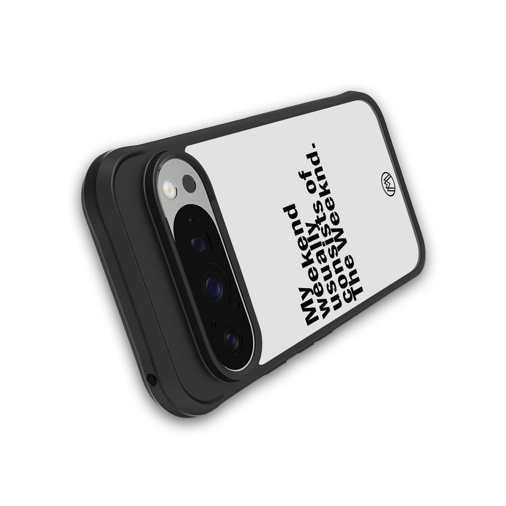 weeknd mood back phone cover | glass case for google pixel 9 pro
