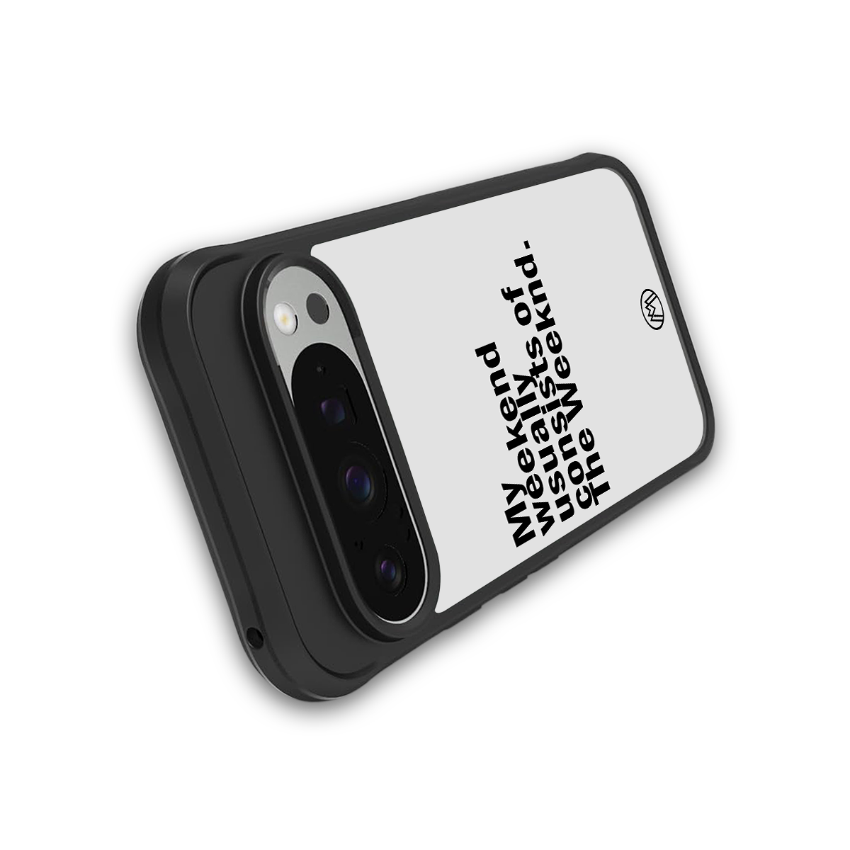 weeknd mood back phone cover | glass case for google pixel 9 pro xl