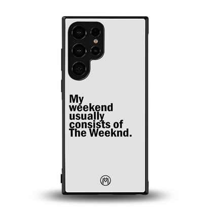 weeknd mood back phone cover | glass case for samsung galaxy s24 ultra