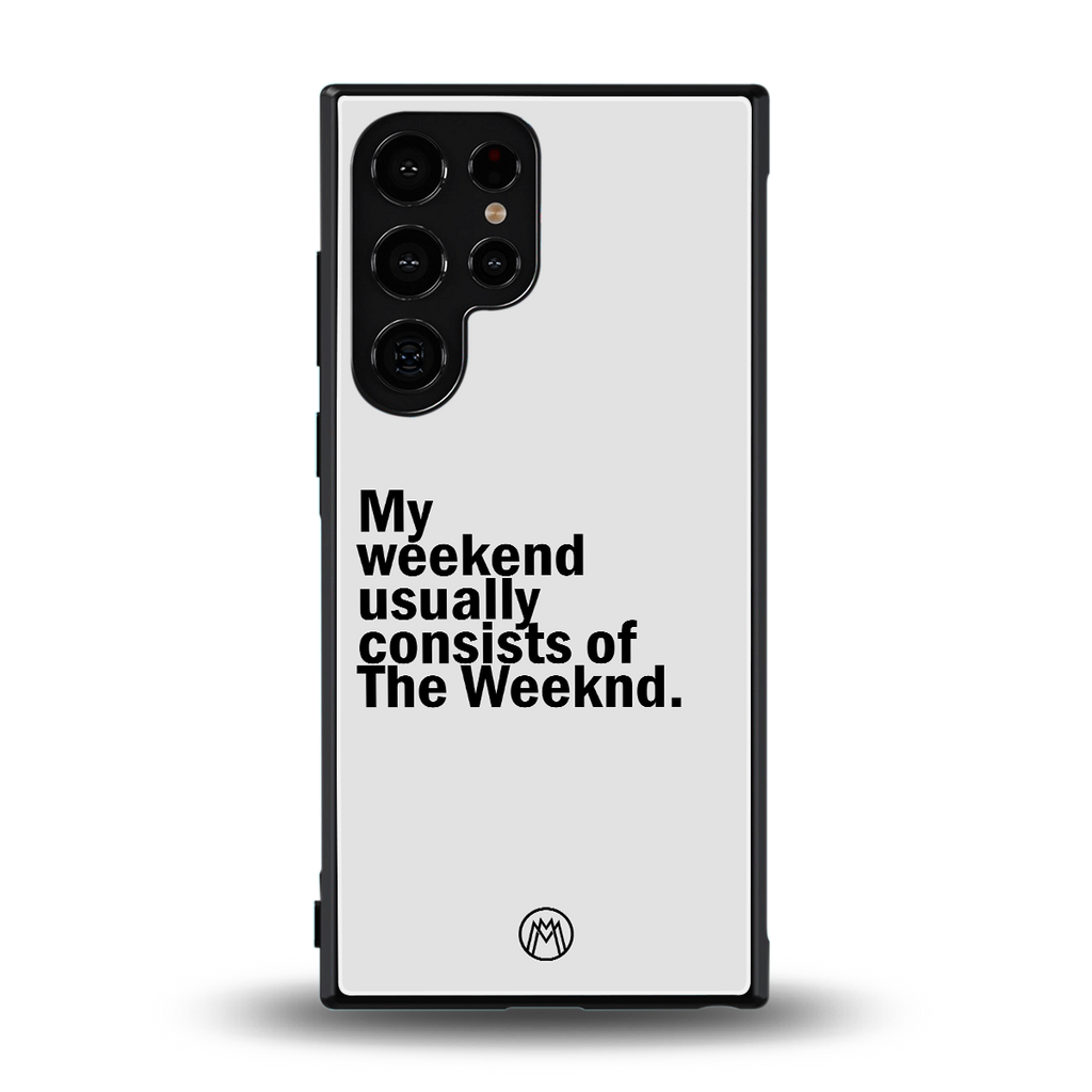 weeknd mood back phone cover | glass case for samsung galaxy s23 ultra