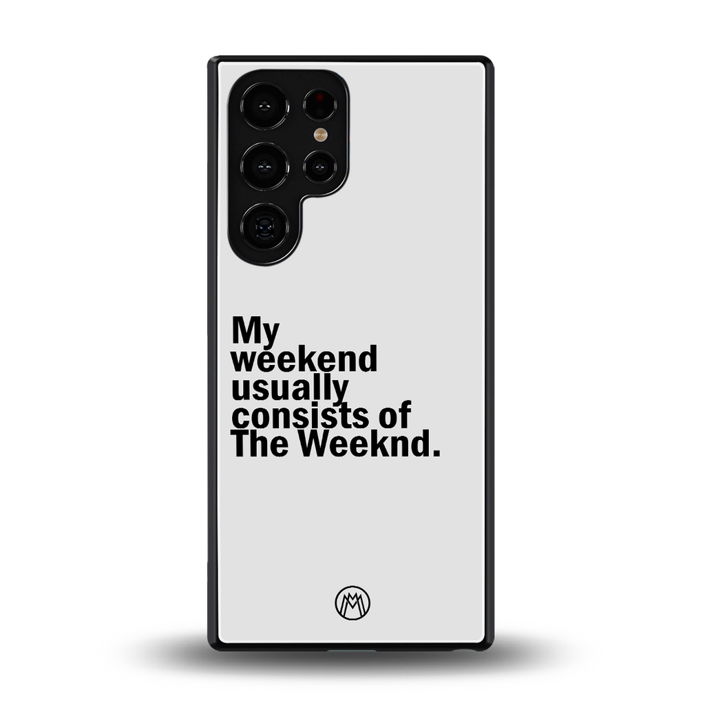 weeknd mood back phone cover | glass case for samsung galaxy s25 ultra