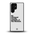 weeknd mood back phone cover | glass case for samsung galaxy s25 ultra