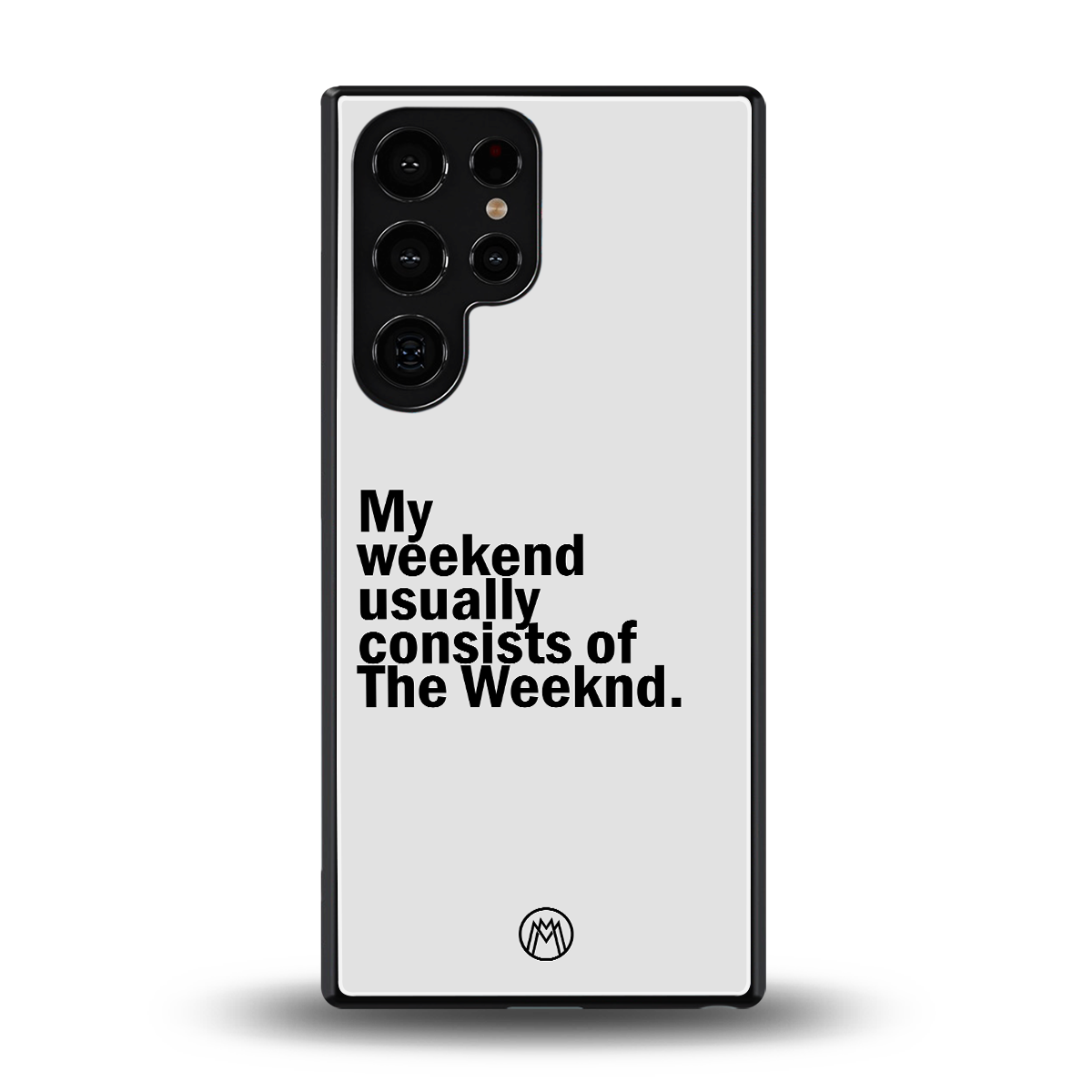 weeknd mood back phone cover | glass case for samsung galaxy s25 ultra