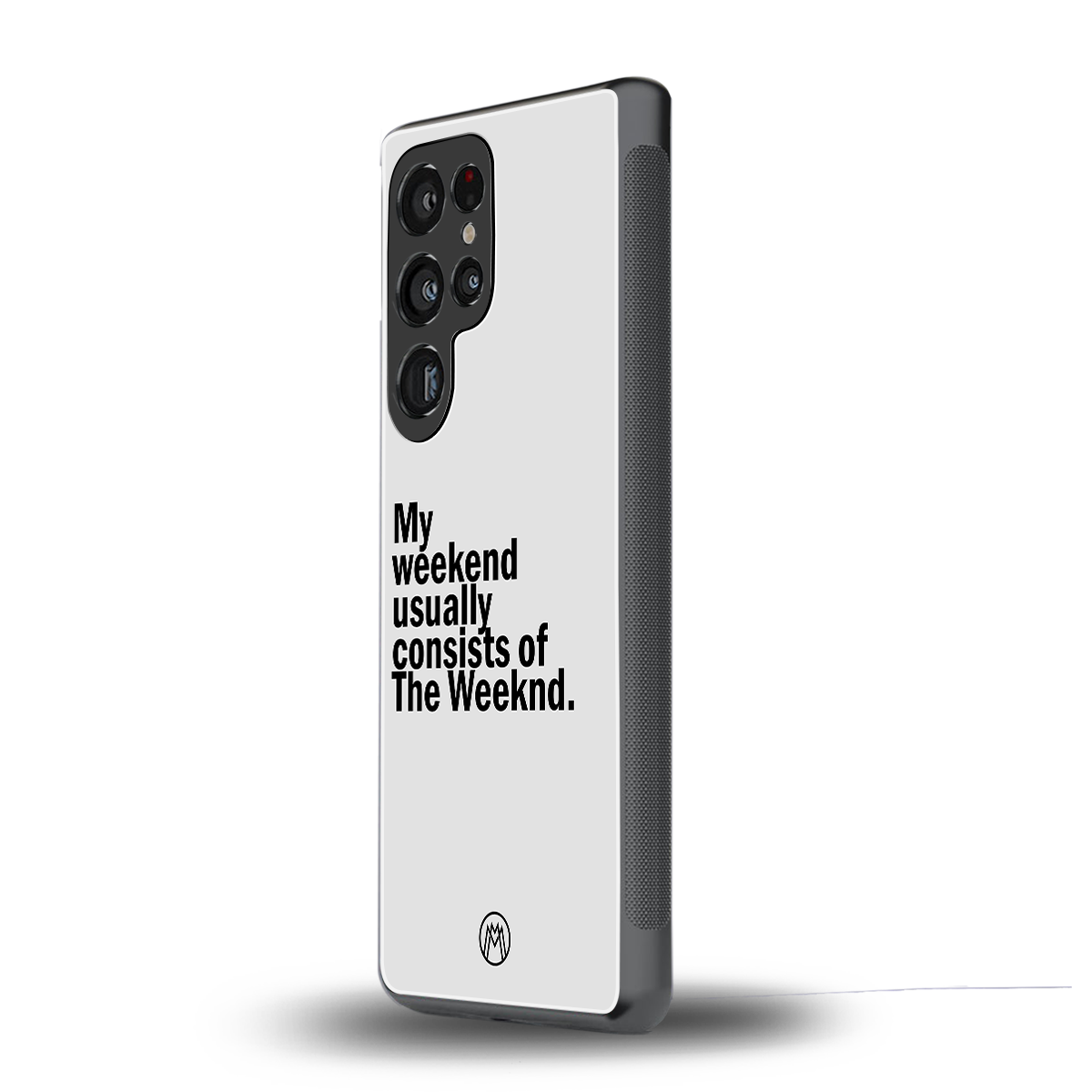 weeknd mood back phone cover | glass case for samsung galaxy s25 ultra