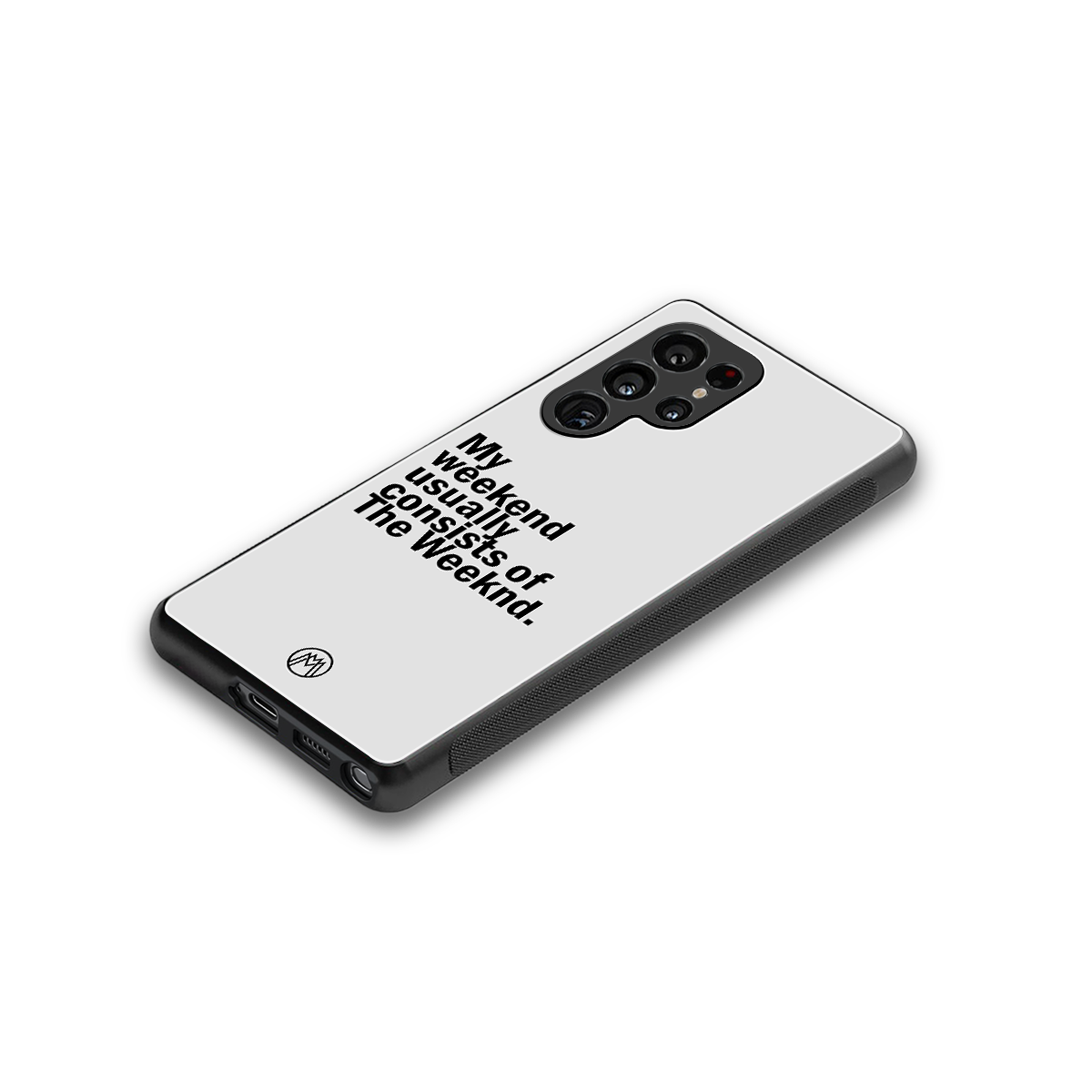 weeknd mood back phone cover | glass case for samsung galaxy s25 ultra