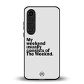 weeknd mood back phone cover | glass case for samsung galaxy s25 plus