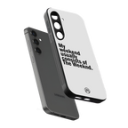 weeknd mood back phone cover | glass case for samsung galaxy s24