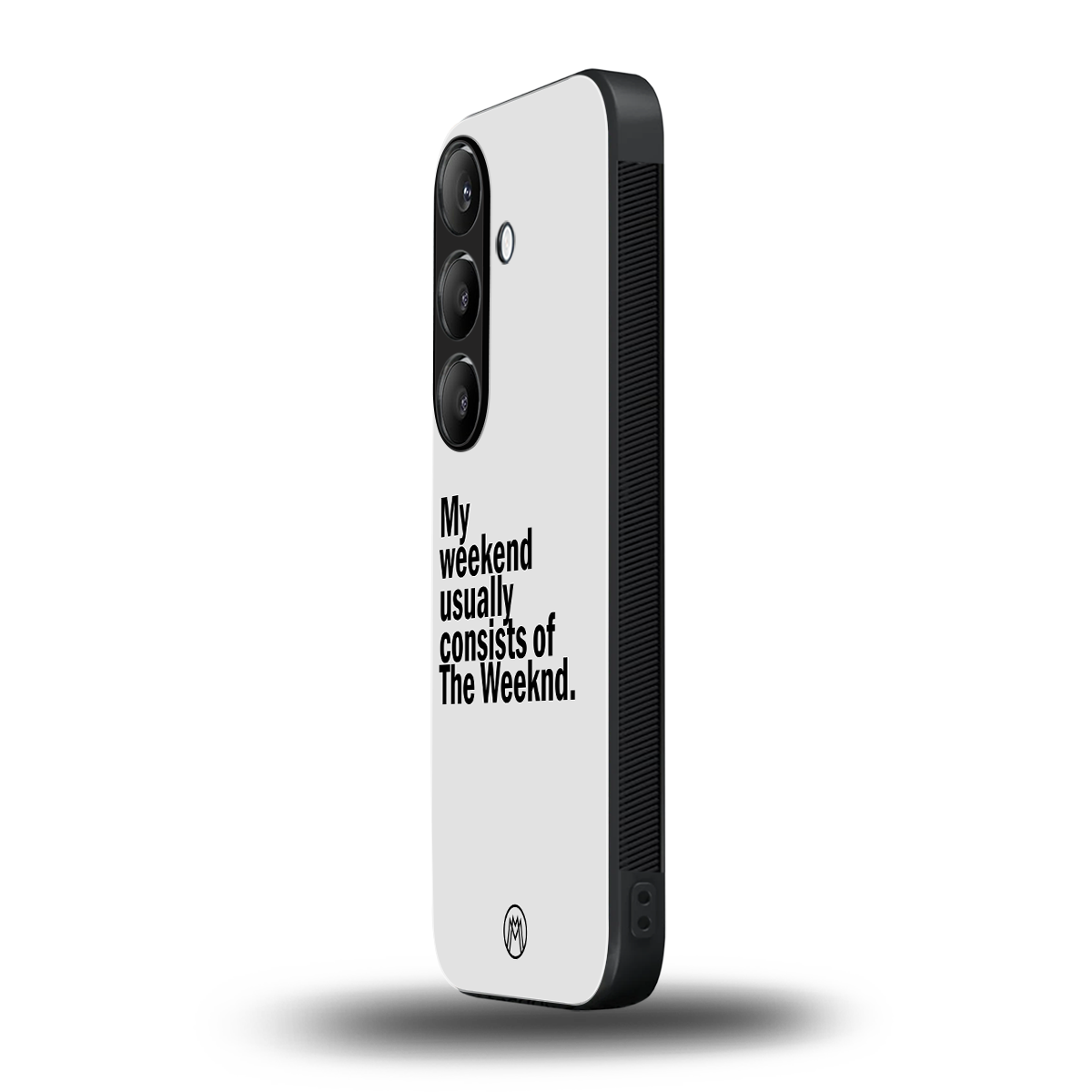 weeknd mood back phone cover | glass case for samsung galaxy s24 fe