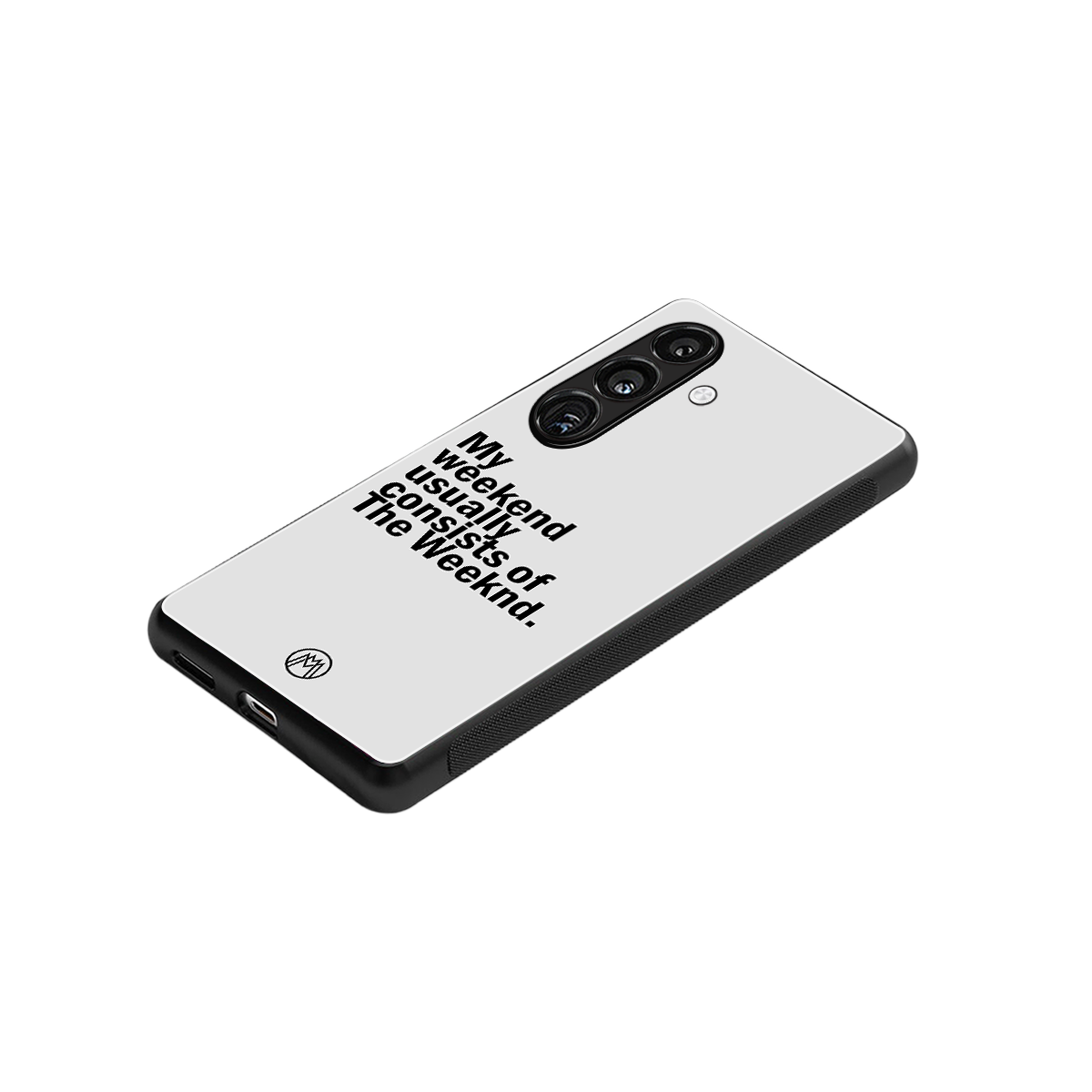 weeknd mood back phone cover | glass case for samsung galaxy s24 plus