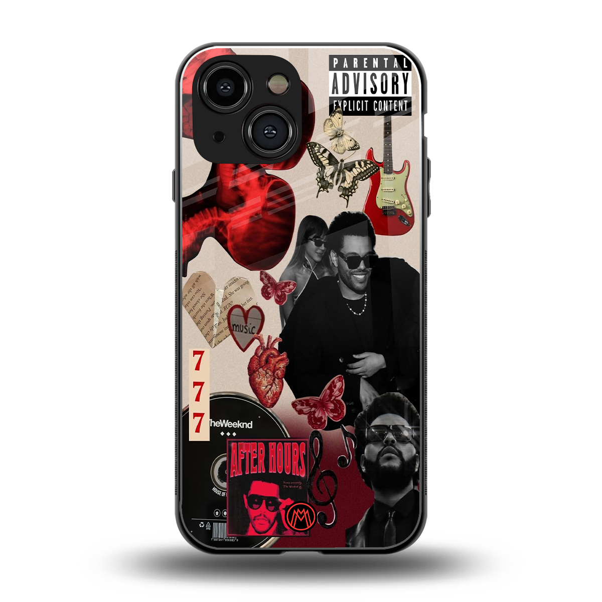 weeknd vibes back phone cover | glass case for iphone 13 mini