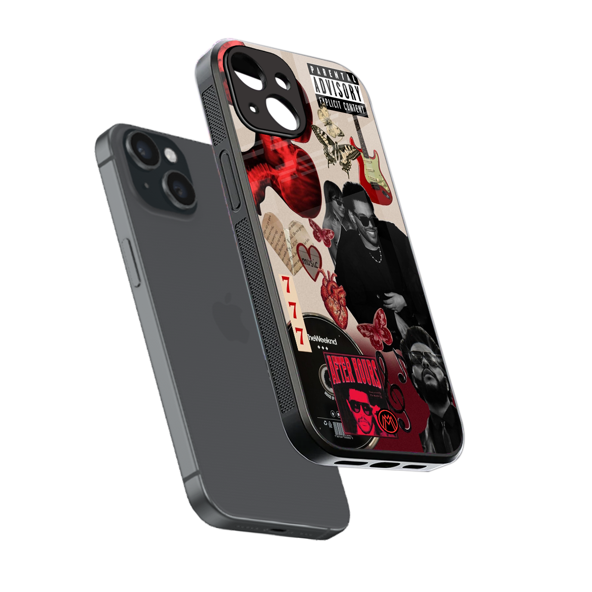 weeknd vibes back phone cover | glass case for iphone 13 mini