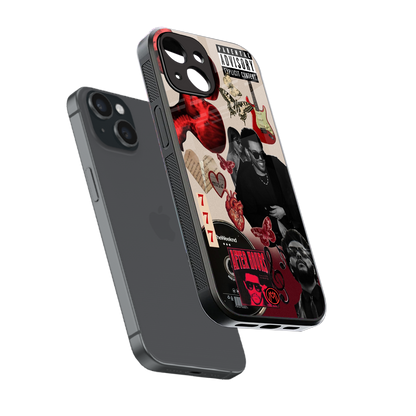 weeknd vibes back phone cover | glass case for iphone 13 mini