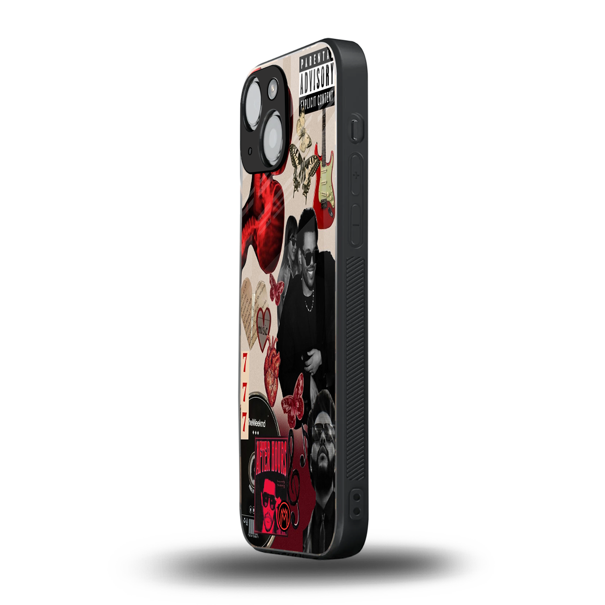 weeknd vibes back phone cover | glass case for iphone 13 mini