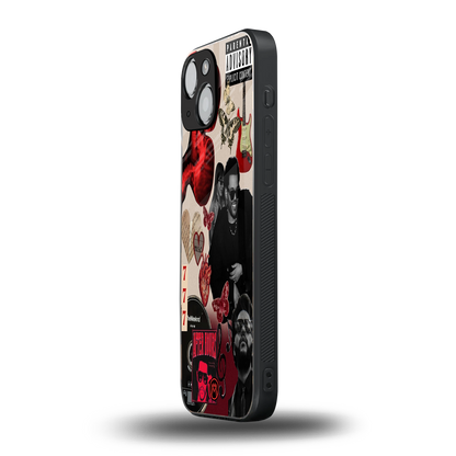 weeknd vibes back phone cover | glass case for iphone 13 mini