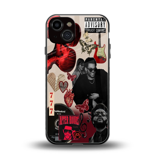 weeknd vibes back phone cover | glass case for iphone 13