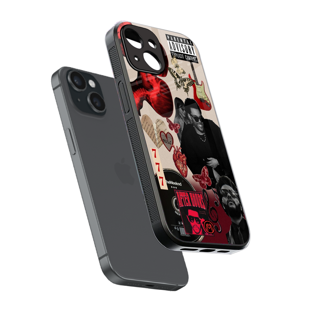 weeknd vibes back phone cover | glass case for iphone 13