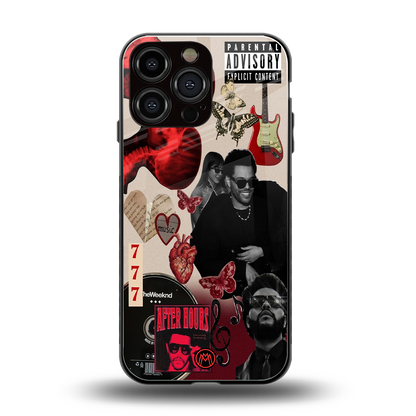 weeknd vibes back phone cover | glass case for iphone 14 pro max