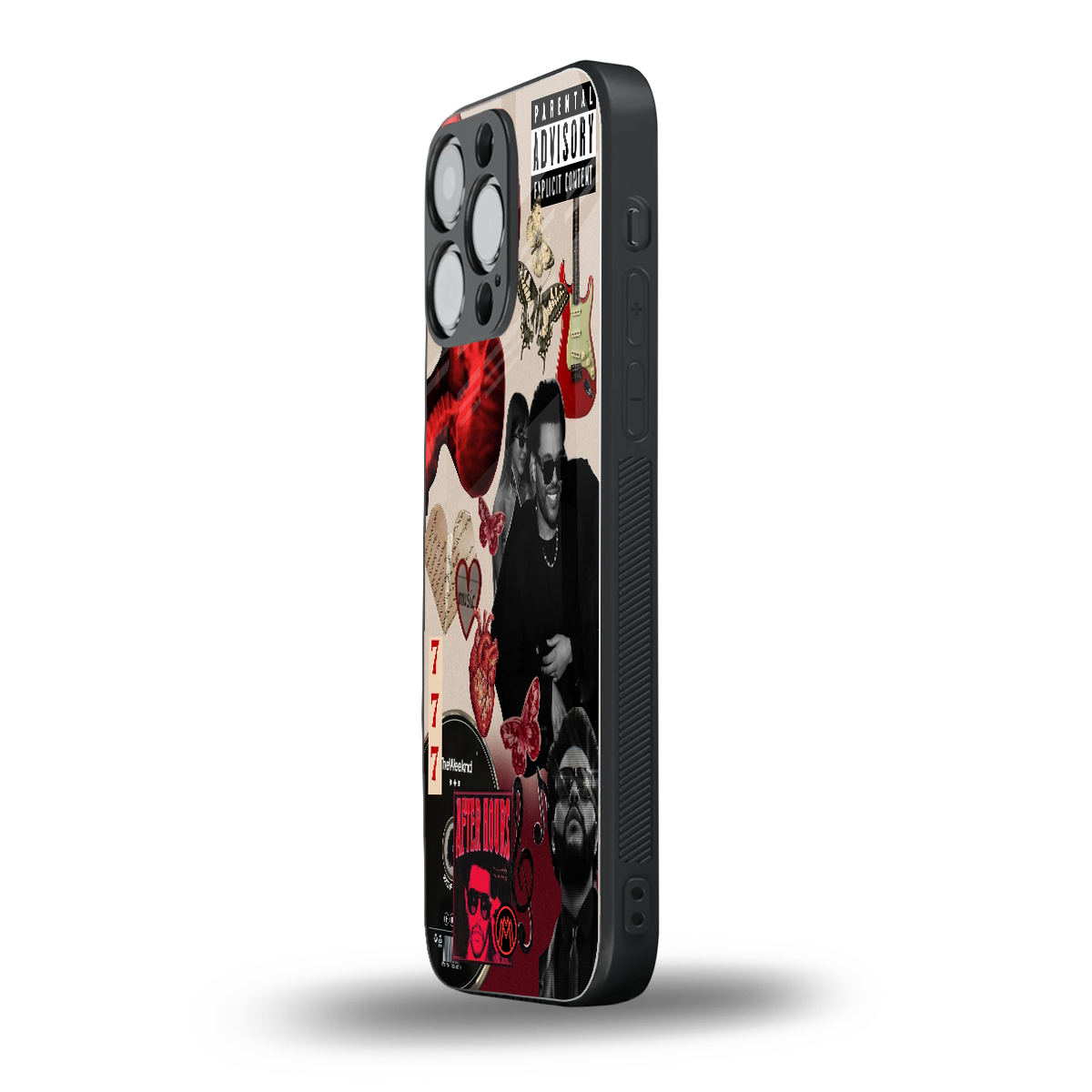 weeknd vibes back phone cover | glass case for iphone 15 pro max