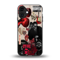 weeknd vibes back phone cover | glass case for iphone 16 plus