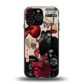 weeknd vibes back phone cover | glass case for iphone 16 pro max