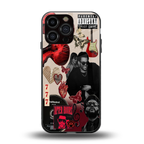 weeknd vibes back phone cover | glass case for iphone 16 pro max