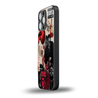 weeknd vibes back phone cover | glass case for iphone 16 pro max