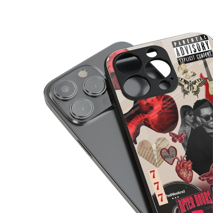 weeknd vibes back phone cover | glass case for iphone 13 pro max
