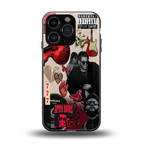 weeknd vibes back phone cover | glass case for iphone 16 pro