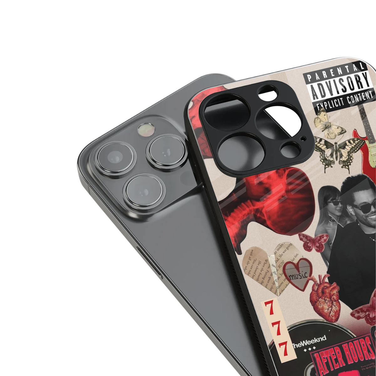 weeknd vibes back phone cover | glass case for iphone 15 pro