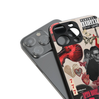weeknd vibes back phone cover | glass case for iphone 16 pro