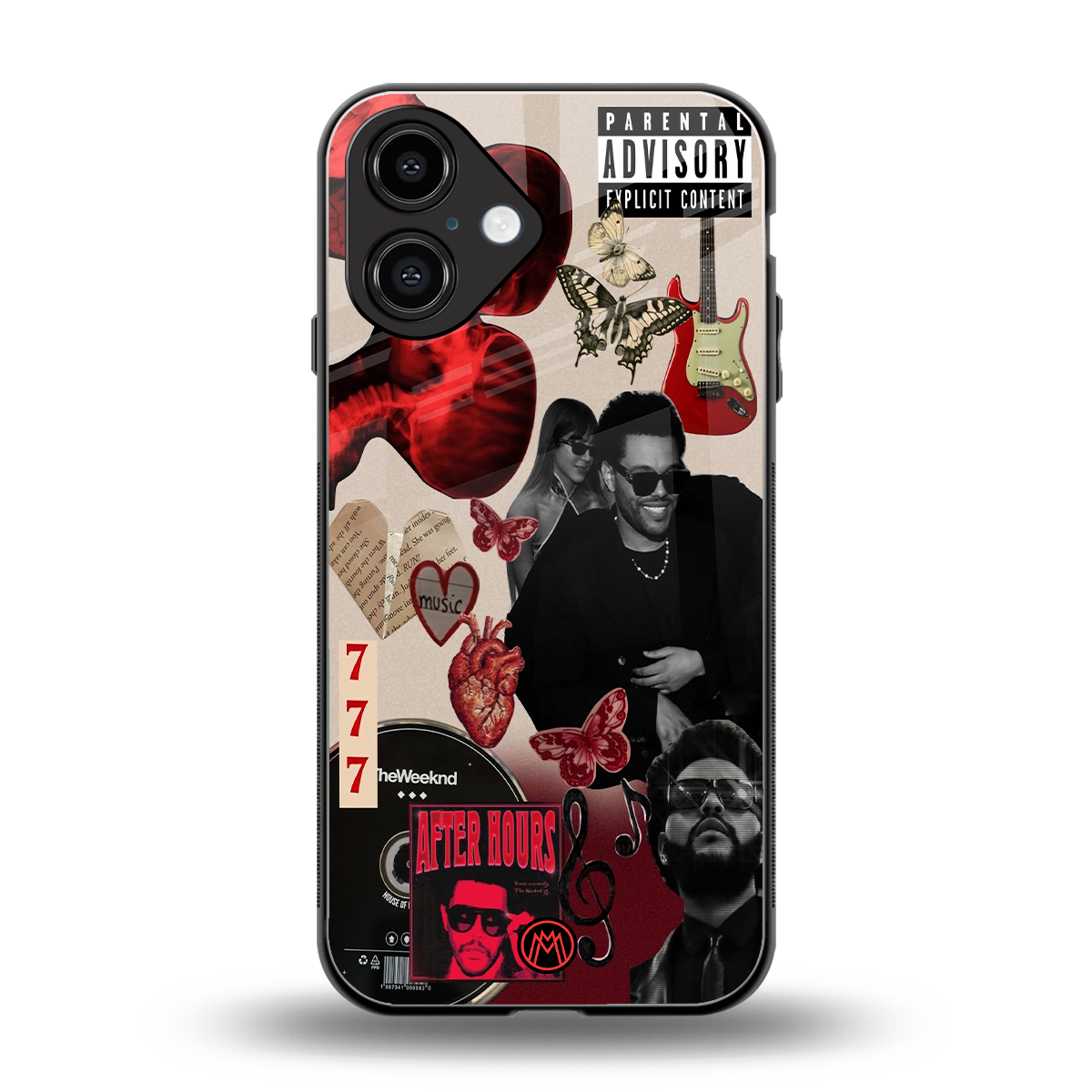 weeknd vibes back phone cover | glass case for iphone 16