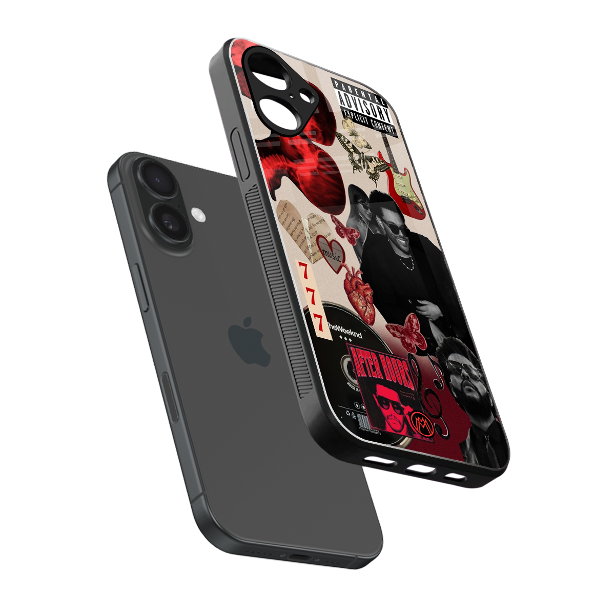 weeknd vibes back phone cover | glass case for iphone 16