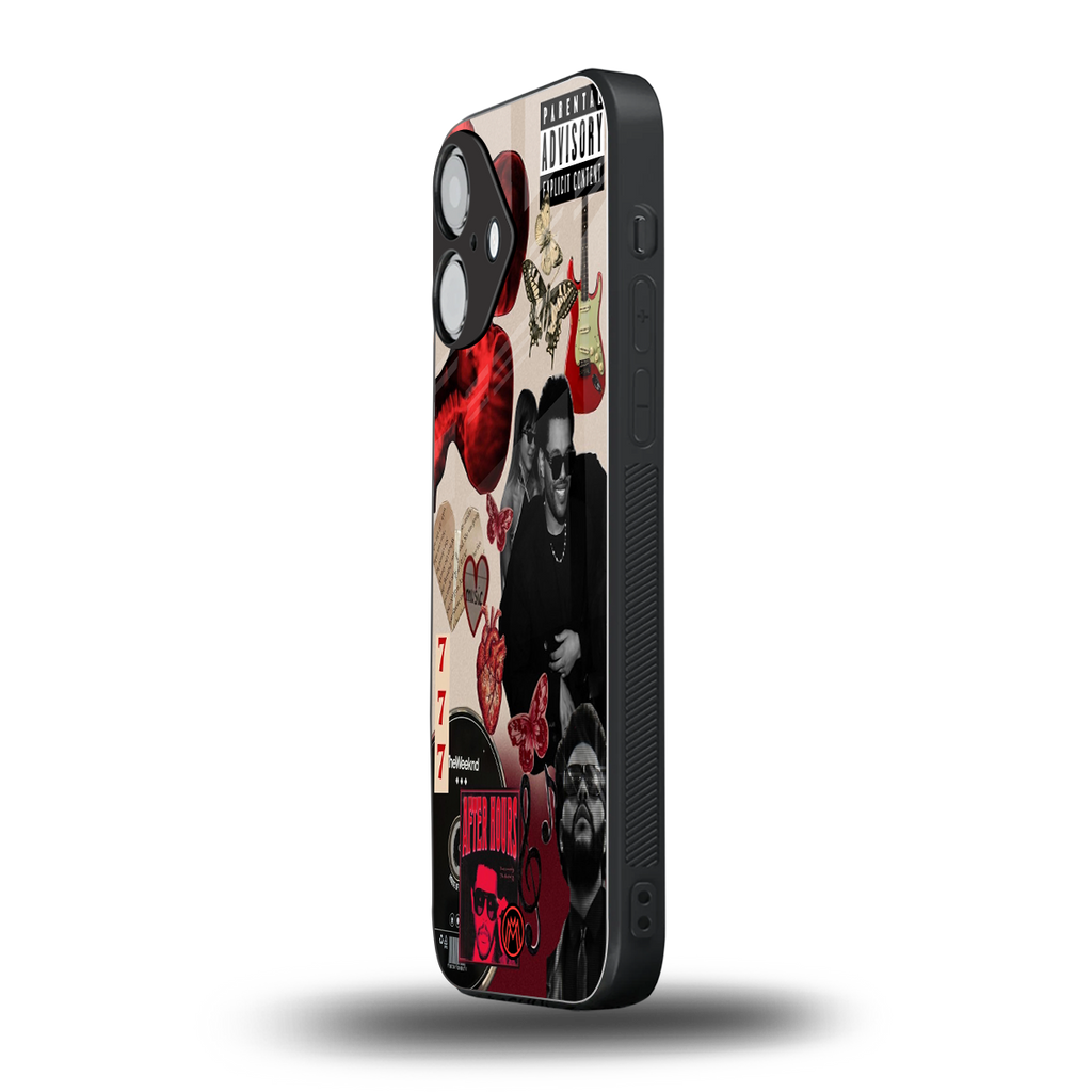 weeknd vibes back phone cover | glass case for iphone 16