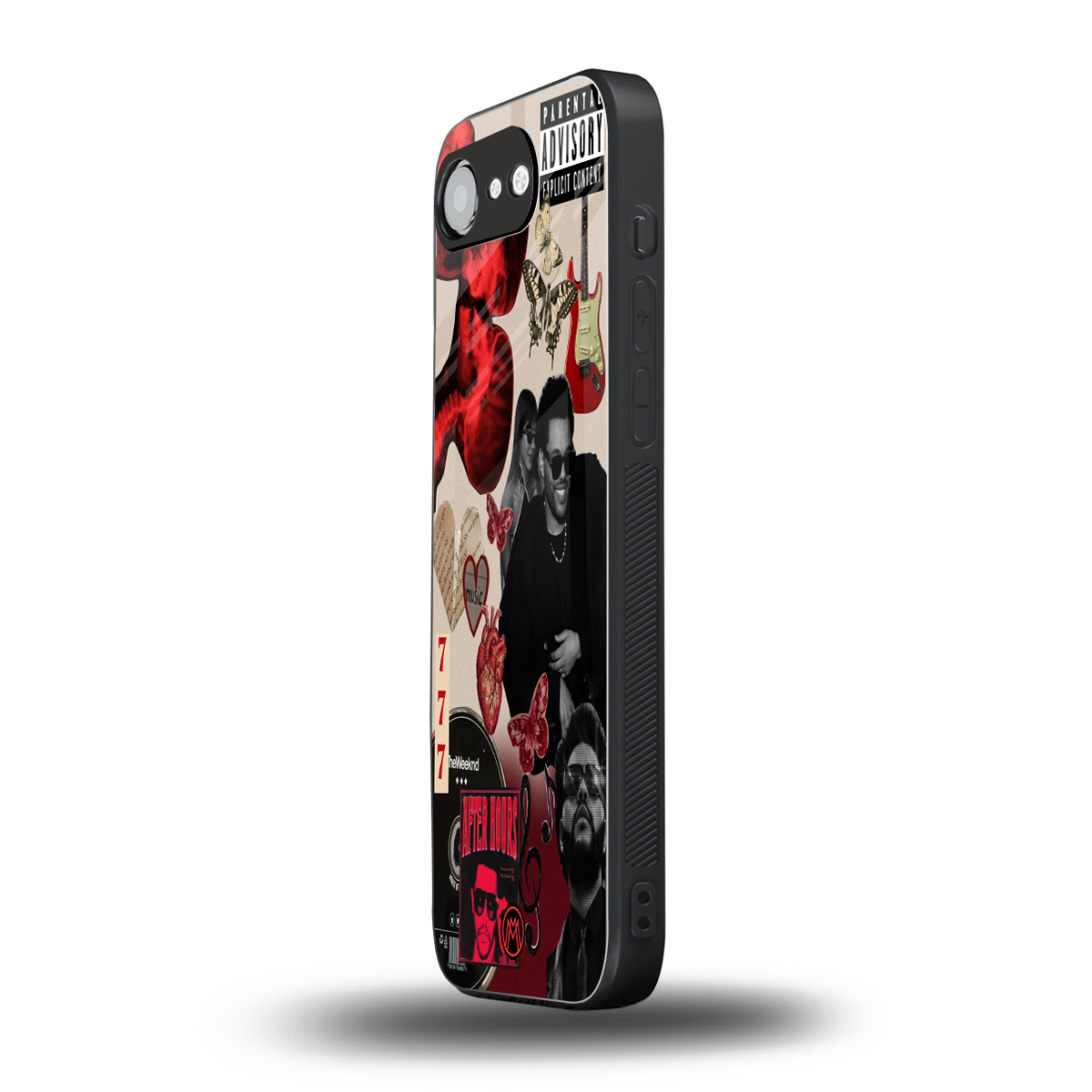 weeknd vibes back phone cover | glass case for iphone 16e