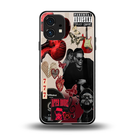 weeknd vibes back phone cover | glass case for nothing phone 1