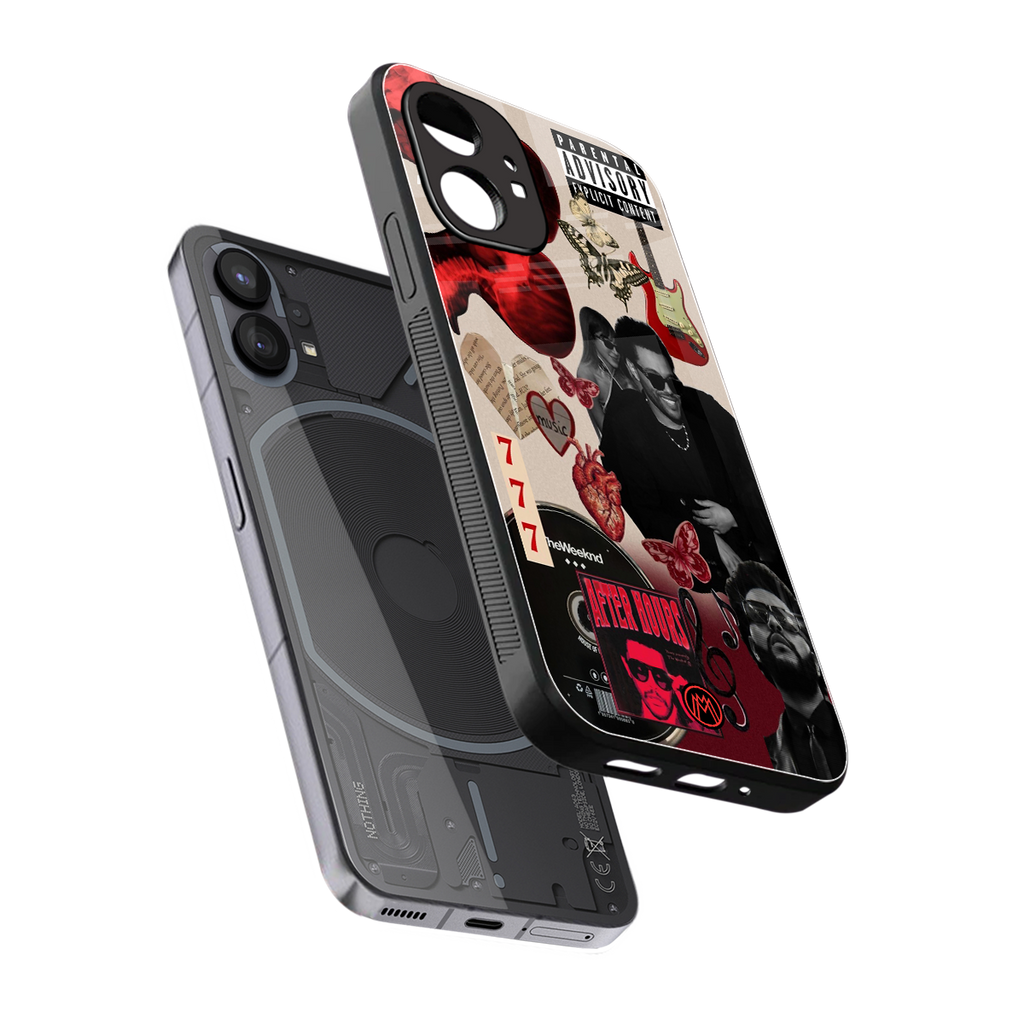 weeknd vibes back phone cover | glass case for nothing phone 1