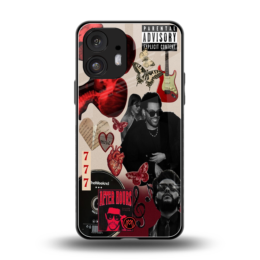 weeknd vibes back phone cover | glass case for nothing phone 2