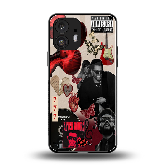 weeknd vibes back phone cover | glass case for nothing phone 2