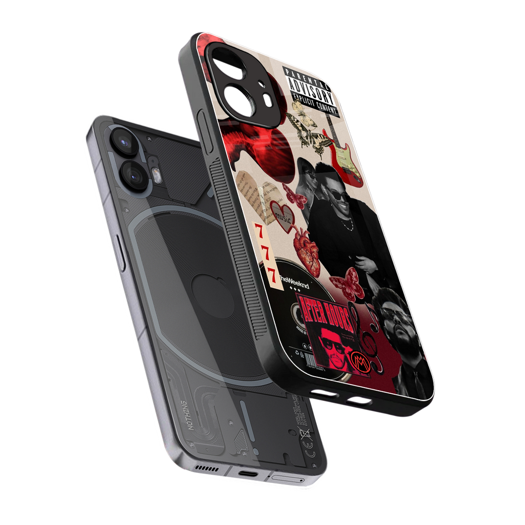 weeknd vibes back phone cover | glass case for nothing phone 2