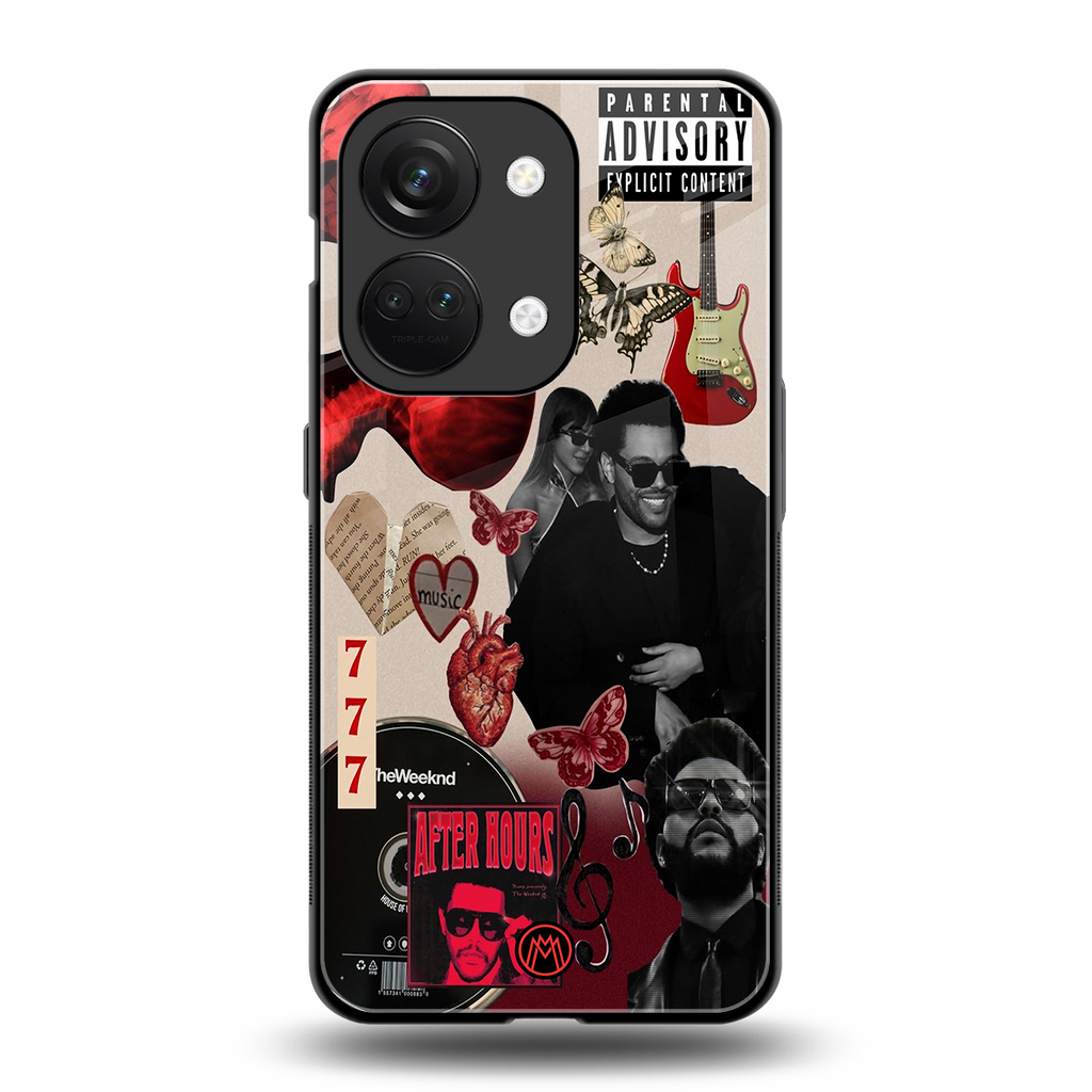weeknd vibes back phone cover | glass case for oneplus nord 3
