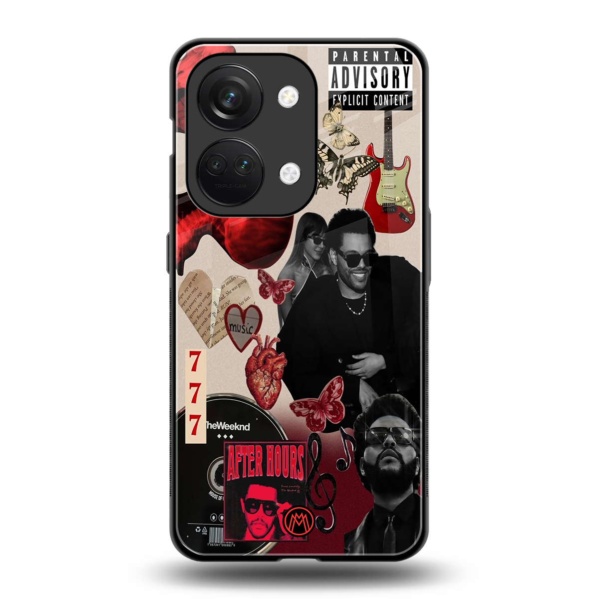 weeknd vibes back phone cover | glass case for oneplus nord 3
