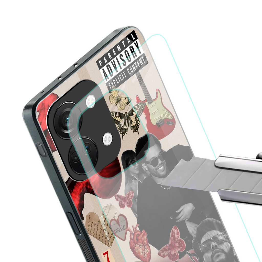 weeknd vibes back phone cover | glass case for oneplus nord 3