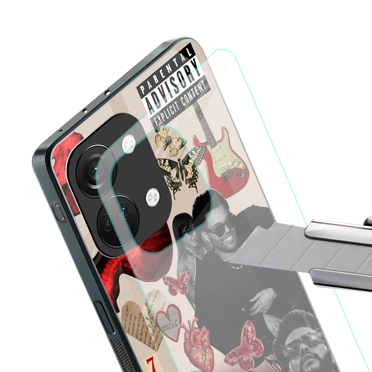 weeknd vibes back phone cover | glass case for oneplus nord 3