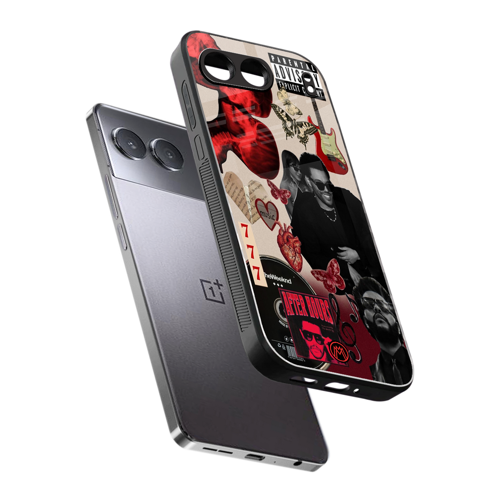 weeknd vibes back phone cover | glass case for oneplus nord 4